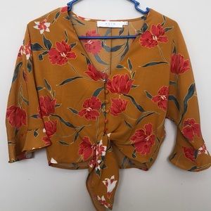 Flower blouse from Nordstrom